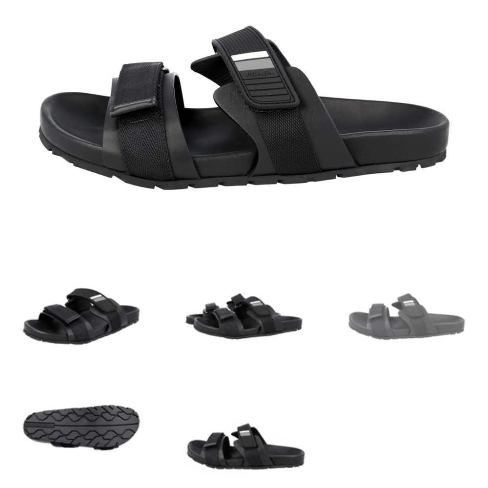 Prada double strap sandal
